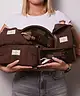 The Flat Lay Co. - Jelly Flat Lay Makeup Box Bag Espresso