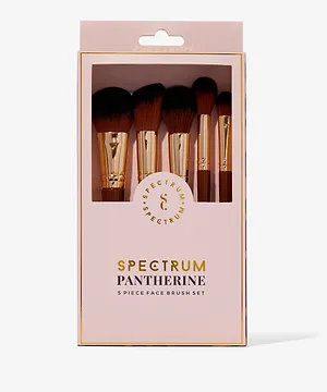 Spectrum Collections Pantherine 5 Piece Face Brush Set