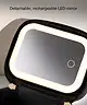 By BEAUTY BAY - LED Mirror Mini Travel Beauty Bag Black 