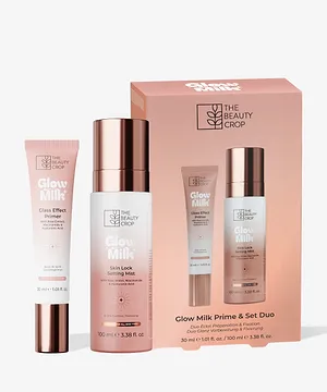 thebeautycrop Glow Milk Prime & Set Duo