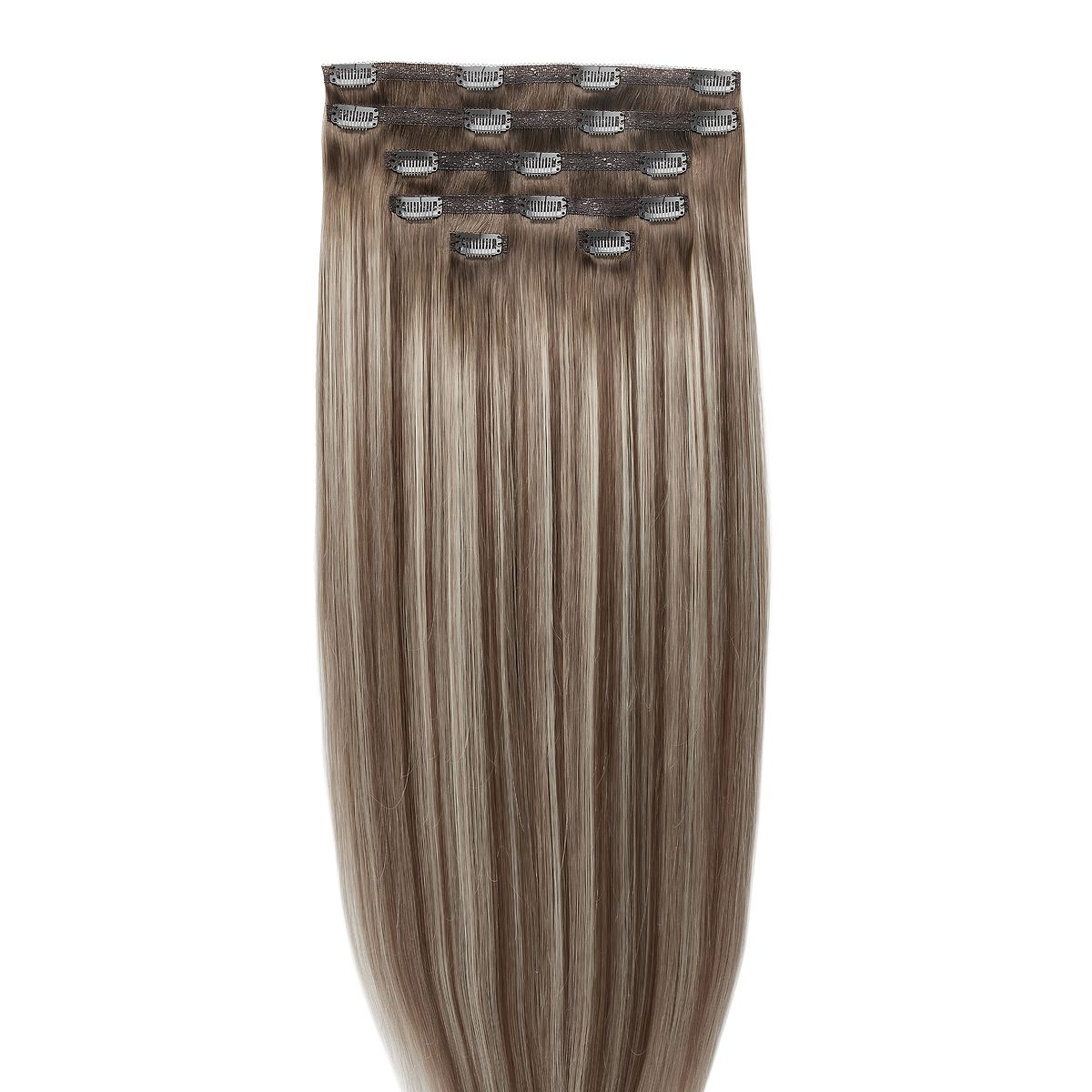 Beauty Works 18" Double Hair Set Clip-In Extensions Amalfi Blonde