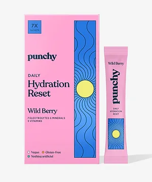 Punchy Drinks Daily Hydration Reset Wild Berry