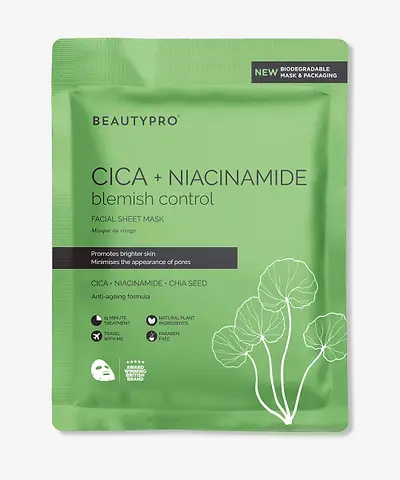 BEAUTYPRO - Cica and Niacinamide Sheet Mask