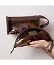 The Flat Lay Co. - Jelly Flat Lay Makeup Box Bag Espresso