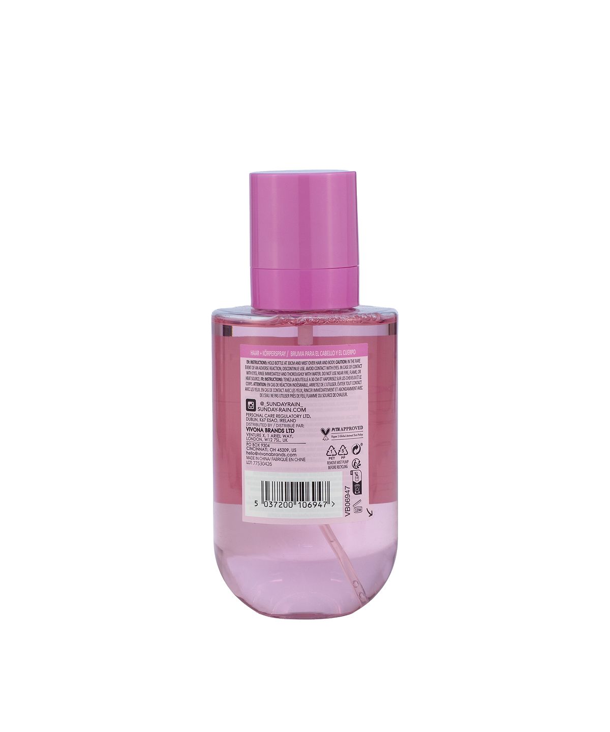 Sunday Rain Acai Berry Hair + Body Mist