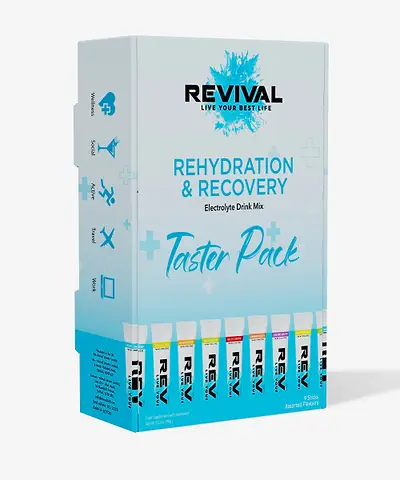 Revival Shots - Rehydration & Recovery Electrolyte Drink Taster Pack