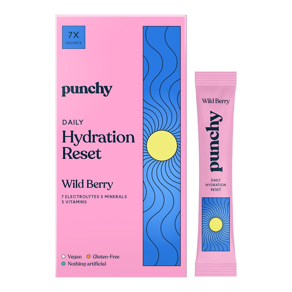 Daily Hydration Reset Wild Berry - Daily Hydration Reset Wild Berry x 7 Sachets