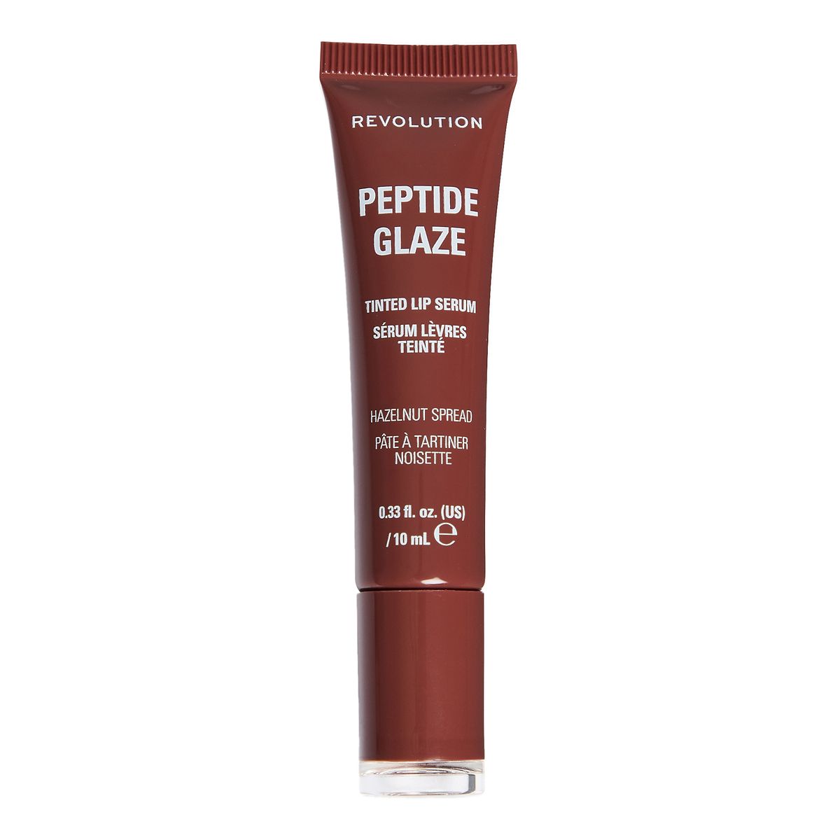 Revolution Peptide Glaze Tinted Lip Serum Hazelnut Spread