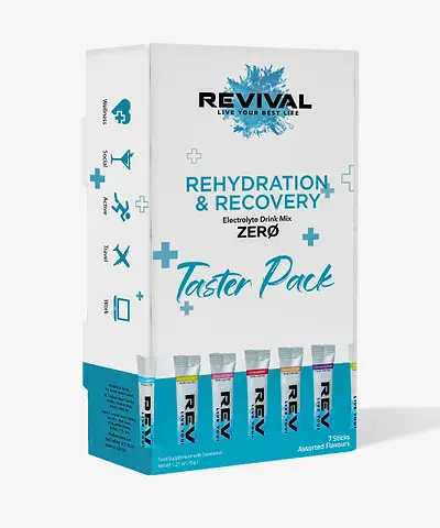 Revival Shots - Rehydration & Recovery ZERO Sugar Electrolyte Drink Taster Pack