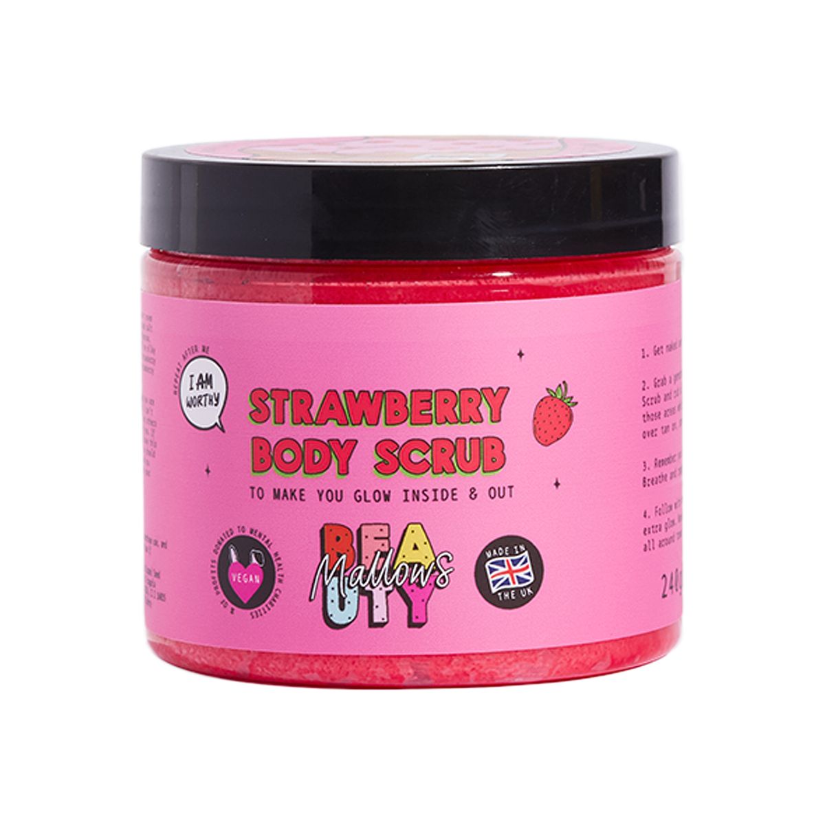 Mallows Beauty Strawberry Body Scrub
