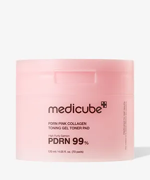 medicube PDRN Pink Collagen Toning Gel Toner Pad