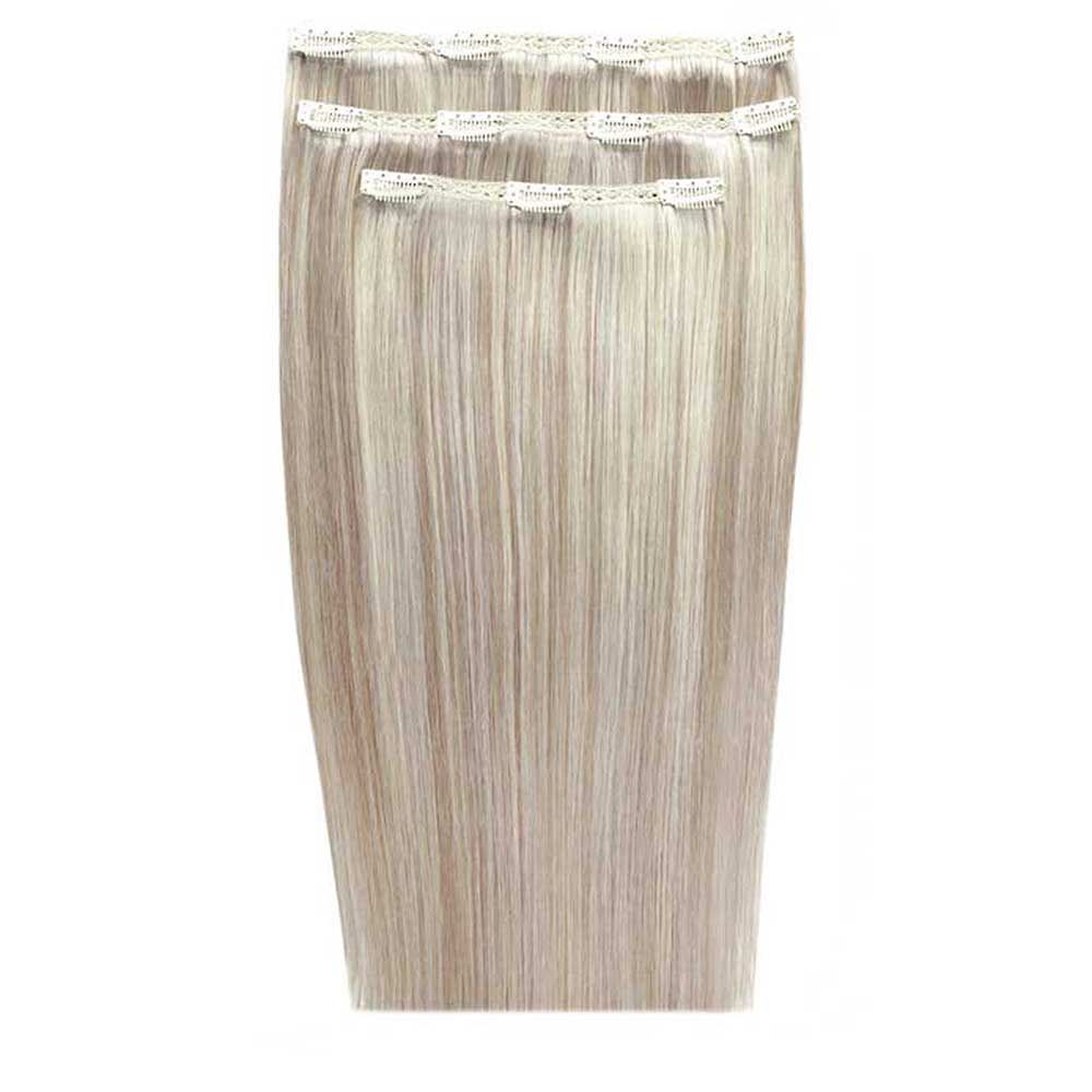 Beauty Works 18" Deluxe Remy Instant Clip-In Hair Extensions Barley Blonde
