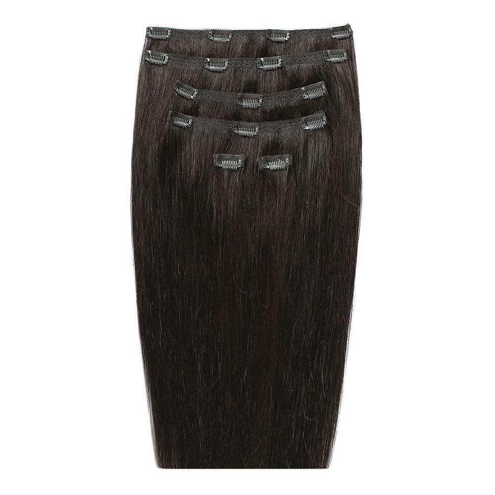 Beauty Works 18" Double Hair Set Clip-In Extensions Raven