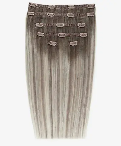 Beauty Works - 18" Double Hair Set Clip-In Extensions