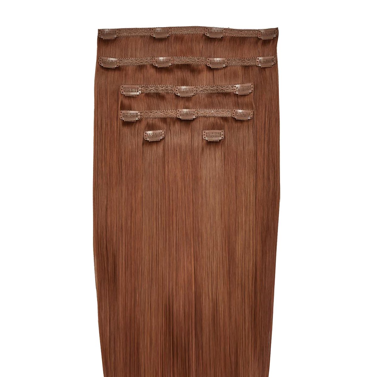 Beauty Works 18" Double Hair Set Clip-In Extensions Amber