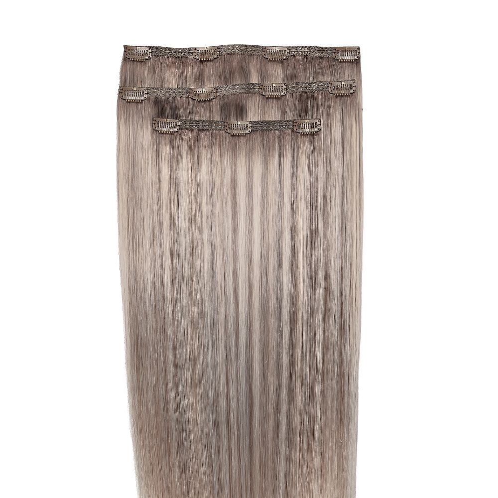 Beauty Works 18” Molly-Mae Deluxe Remy Clip-In Hair Extensions Swiss Blonde