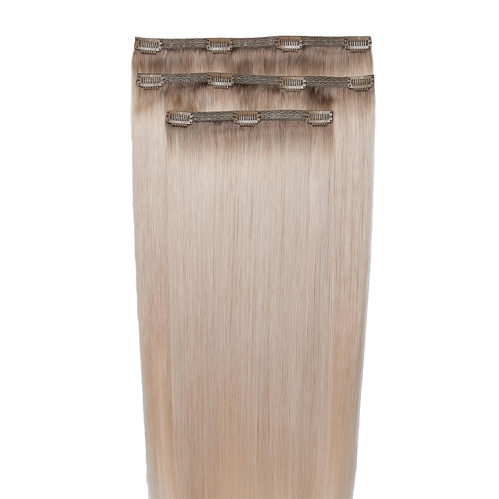 Beauty Works 20” Molly-Mae Deluxe Remy Clip-In Hair Extensions Glacier Blonde