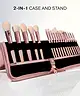 By BEAUTY BAY - Rose Glow 18 Piece Brush Set With Brush Stand
