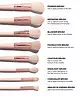 By BEAUTY BAY - Rose Glow 18 Piece Brush Set With Brush Stand