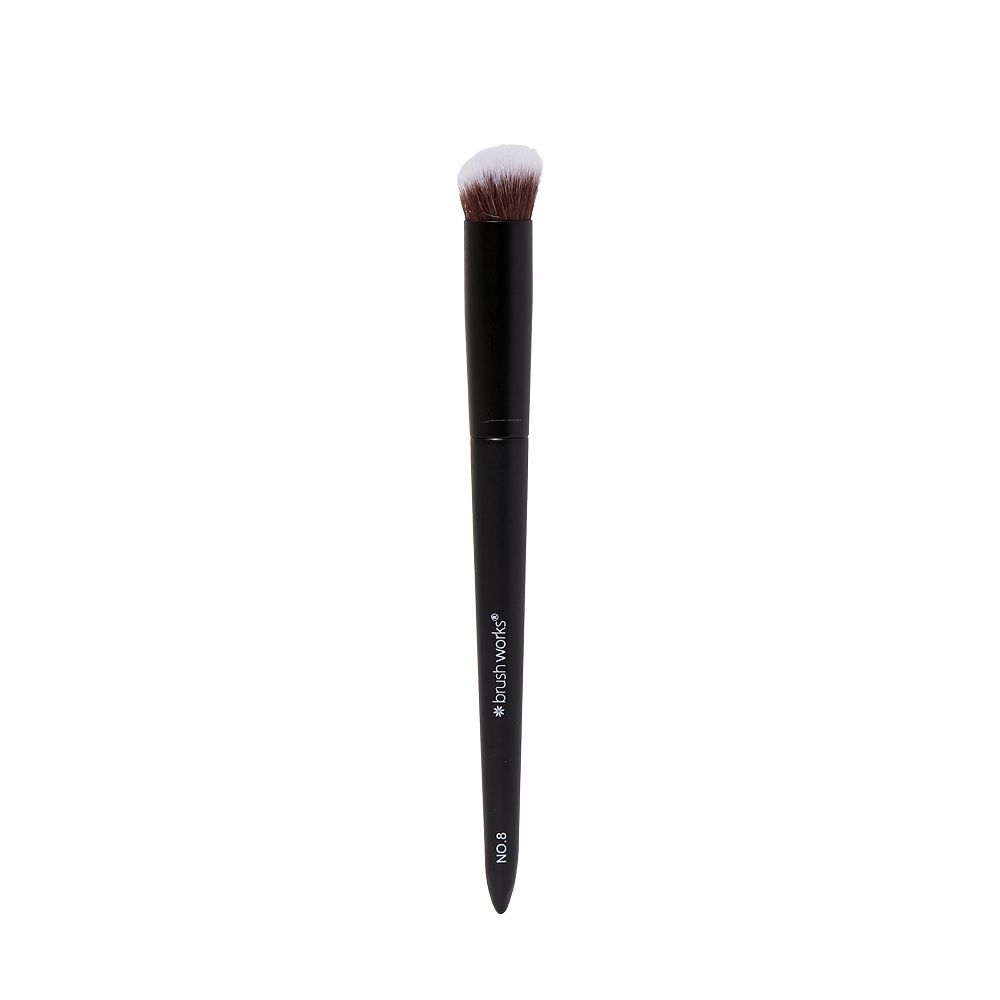 Brushworks No. 8 Precise Angled Concealer Buffing Brush