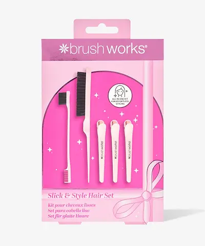 Brushworks - Slick & Style Hair Set