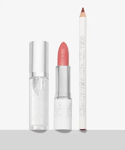 By BEAUTY BAY - Matte Lipstick, Liner + Plumping Gloss Trio