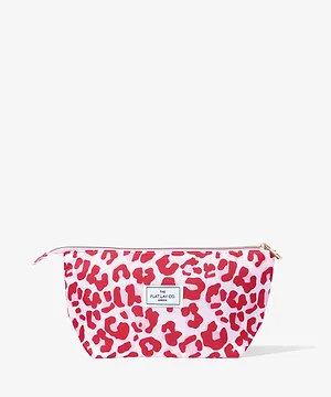 theflatlayco Essential Pouch in Pink Leopard