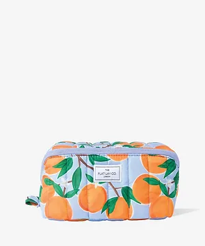 theflatlayco Marshmallow Flat Lay Makeup Box Bag - Mediterranean Oranges