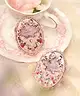 Flower Knows - Violet Strawberry Rococo Embossed Blush