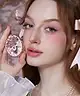 Flower Knows - Violet Strawberry Rococo Embossed Blush