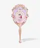 Flower Knows - Violet Strawberry Rococo Hand Mirror