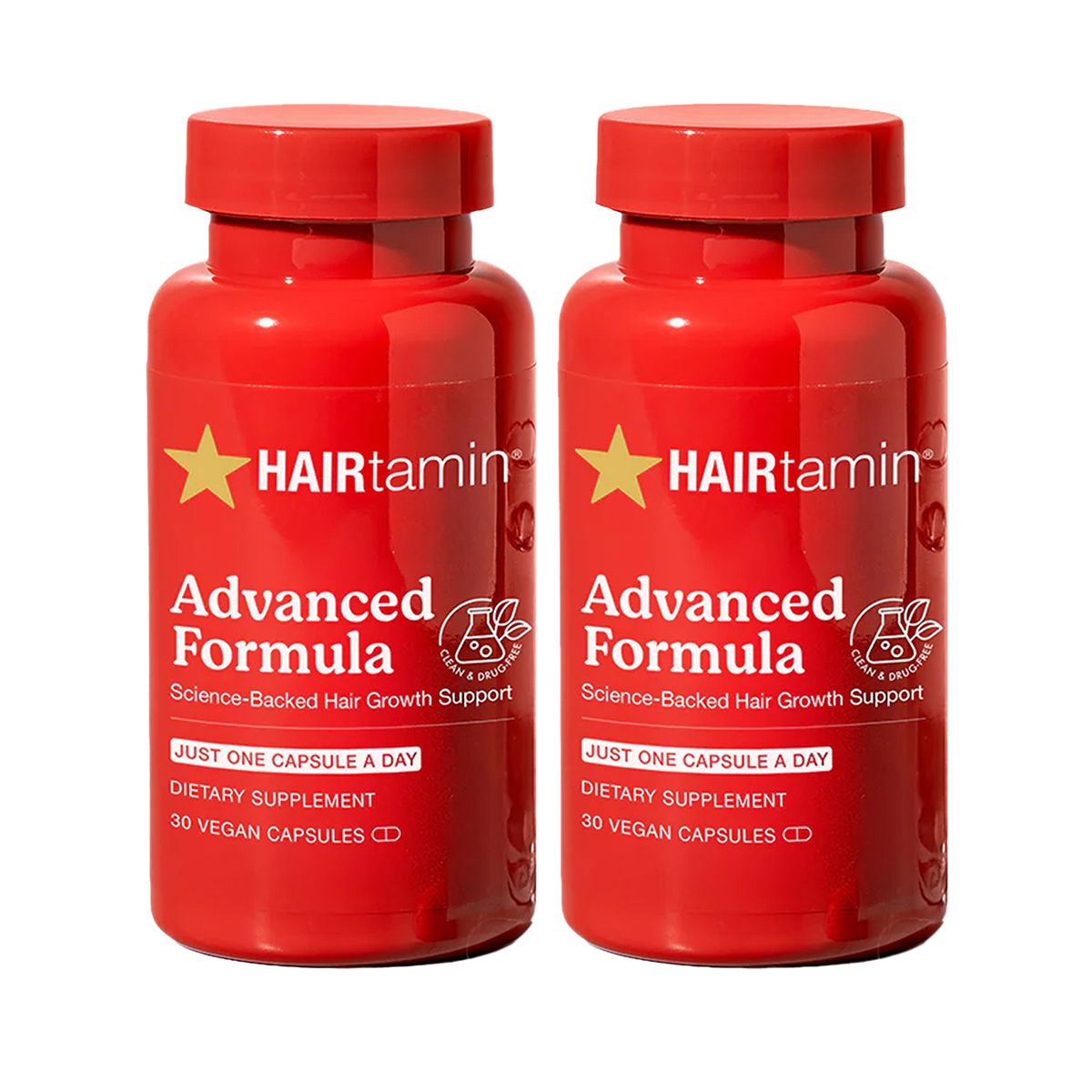 HAIRtamin Advanced Formula Hair Vitamins Duo