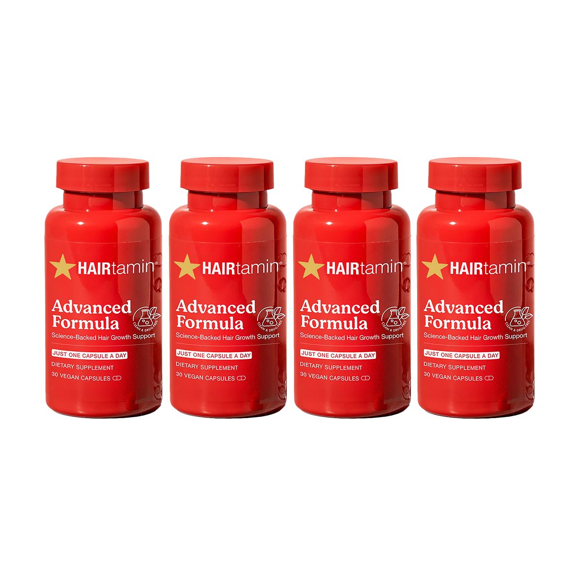 HAIRtamin Advanced Formula Hair Vitamin Quad