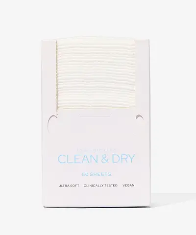 ISOCLEAN - Face Makeup Remover Dry Wipe Disposable Towels