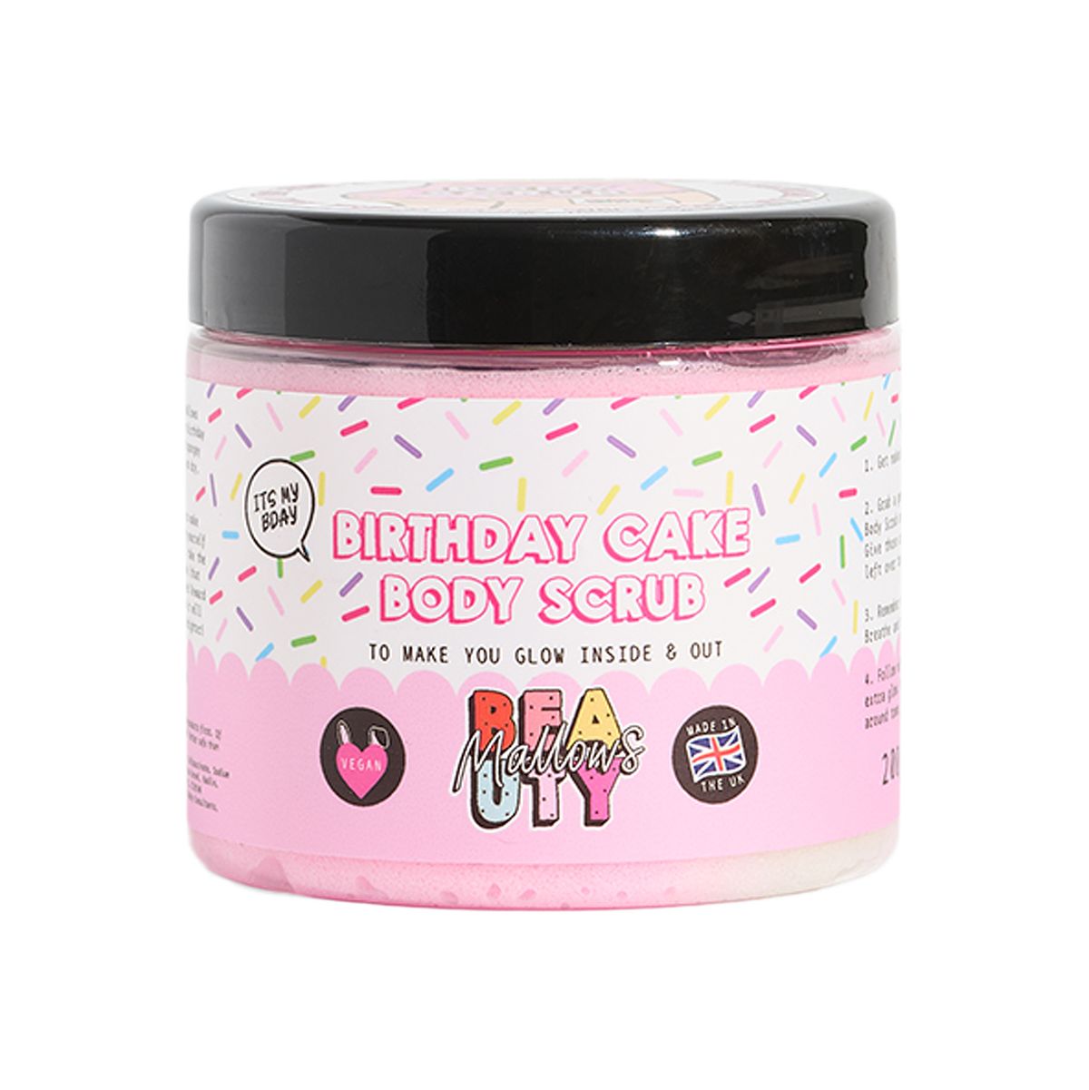 Mallows Beauty Birthday Cake Body Scrub