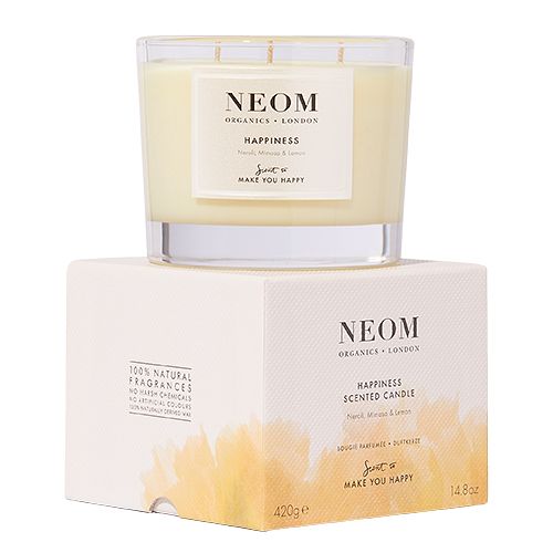 NEOM Happiness Scented Candle 3 Wick