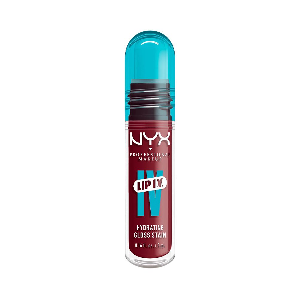 NYX Professional Makeup Lip IV Hydrating Gloss Stain, Lip Gloss 5ml in Espresso Soak