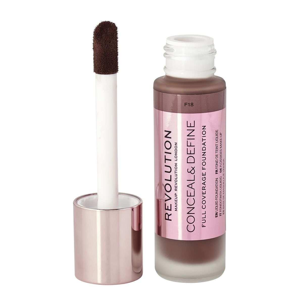 Revolution Conceal & Define Foundation in F18