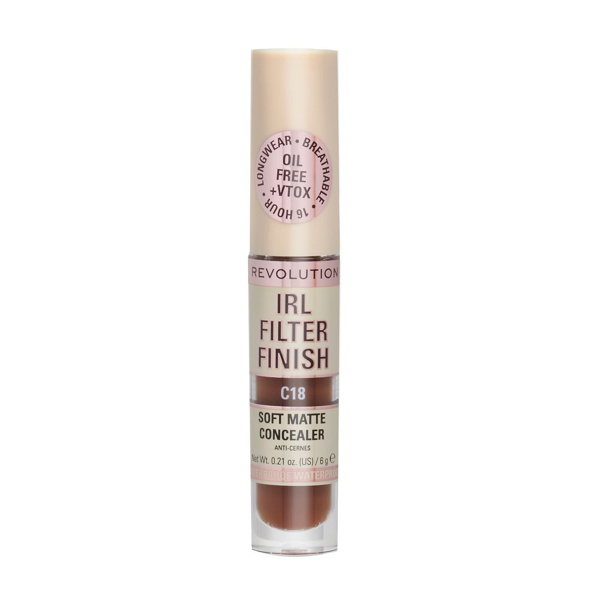 Revolution IRL Filter Finish Concealer in C18