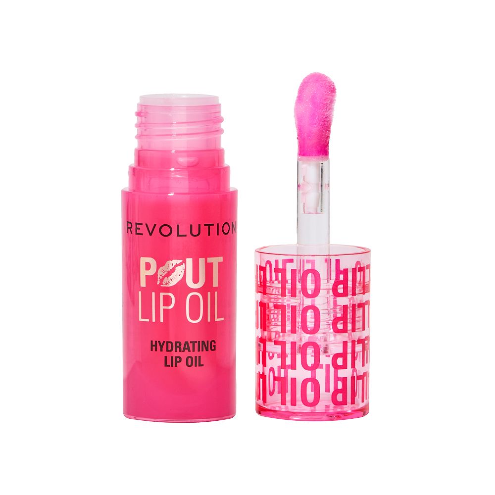 Revolution Pout Lip Oil Cherry Red