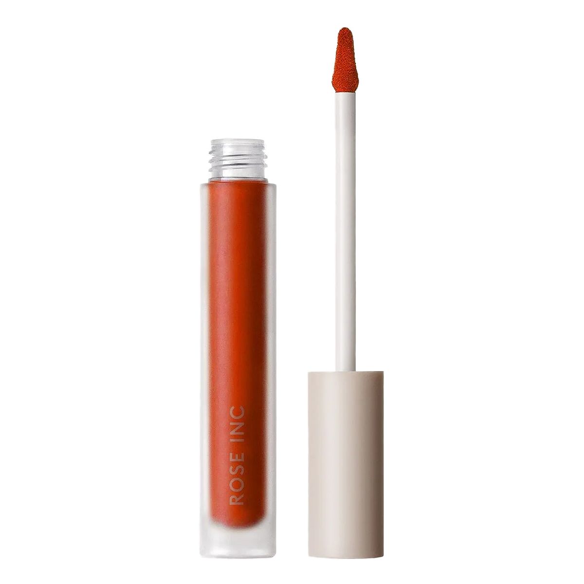 Rose Inc Lip Cream Weightless Matte Color Mortal Flame