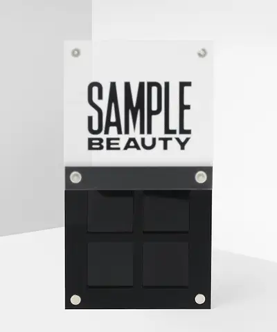 Sample Beauty - The 4 Pan Magnetic Palette