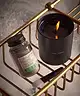 Soak Sunday - Midnight Storm Ginger & Woodsmoke Scented Candle