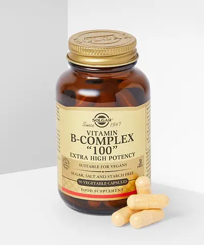 Solgar - Vitamin B-Complex "100" Extra High Potency Vegetable Capsules