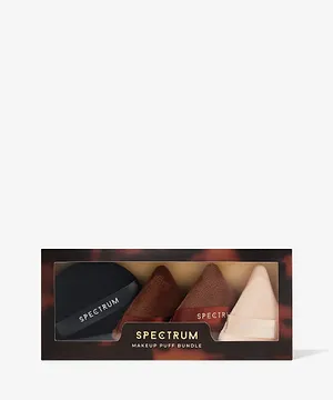 spectrumcollections Pantherine Pro 4 Piece Make Up Puff Bundle