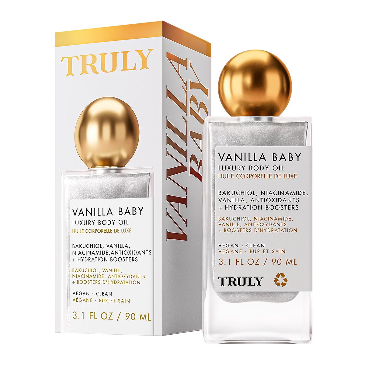 Truly Beauty Vanilla Baby Body Oil