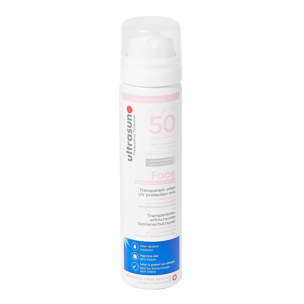 Ultrasun Face Sun Protection 50Spf Uv & Scalp Mist 75ml