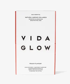 vidaglow Natural Marine Collagen Sachets Peach