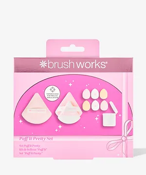 Brushworks Puff It Pretty Set