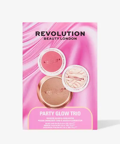 Makeup Revolution - Party Glow Face Powder Trio